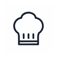 Chef Hat SVG icon — food