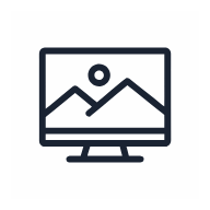 Desktop Wallpaper Preview SVG icon — ui