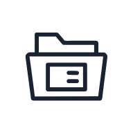 Mockup Showcase Folder SVG icon — ui