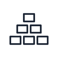 Content Hierarchy SVG icon — presentation