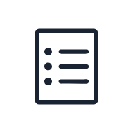 Content Outline SVG icon — presentation