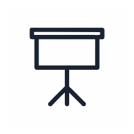 Presentation Stand SVG icon — presentation