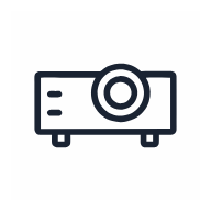 Projector SVG icon — presentation