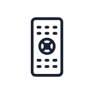 Remote Control SVG icon — presentation