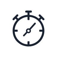 Timer Clock SVG icon — presentation