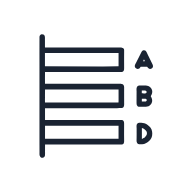 Bar Chart Horizontal SVG icon — productivity