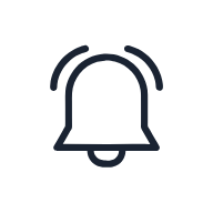 Bell Alert Notification SVG icon — productivity