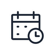 Calendar With Deadline SVG icon — productivity