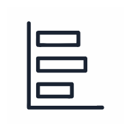 Gantt Chart Bars SVG icon — productivity