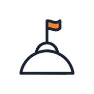 Milestone SVG icon — productivity