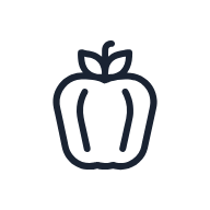 Bell Pepper SVG icon — food