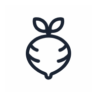 Kohlrabi SVG icon — food