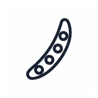 Peas SVG icon — food