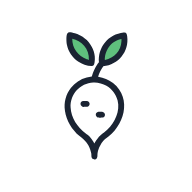 Radish Root SVG icon — food