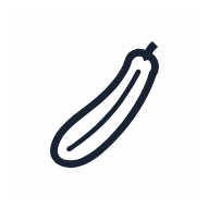 Zucchini SVG icon — food